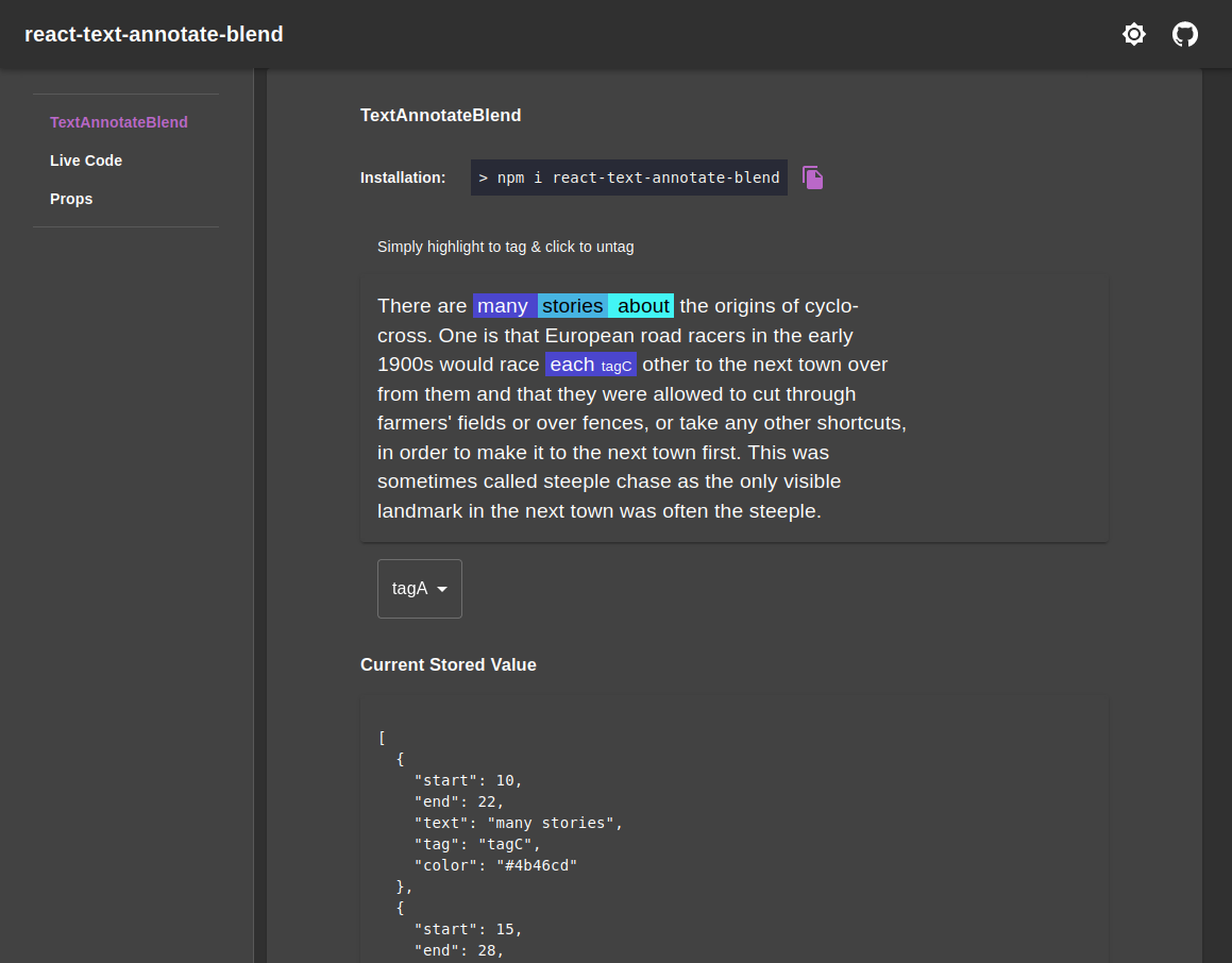 site screenshot